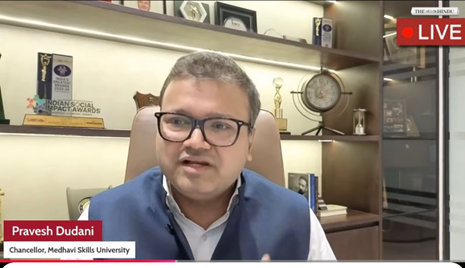 Pravesh sir Participated in a webinar on “Budget: Consequences for education” organized by The Hindu