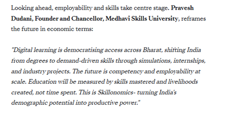 Pravesh sir’s quote published in ET Education 