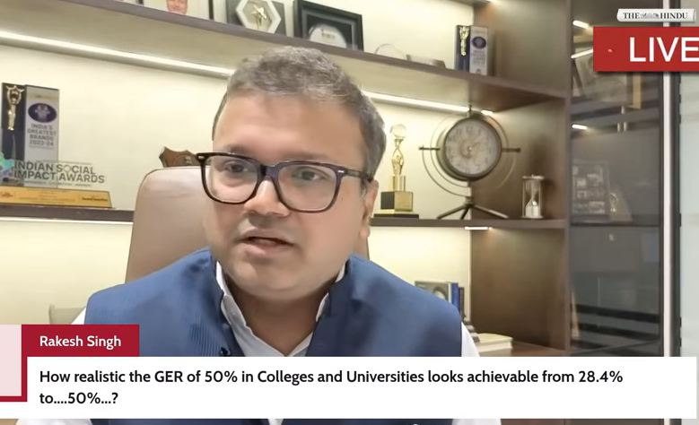 Mr. Pravesh Dudani participated in a webinar on “Budget: Consequences for education” organized by The Hindu
