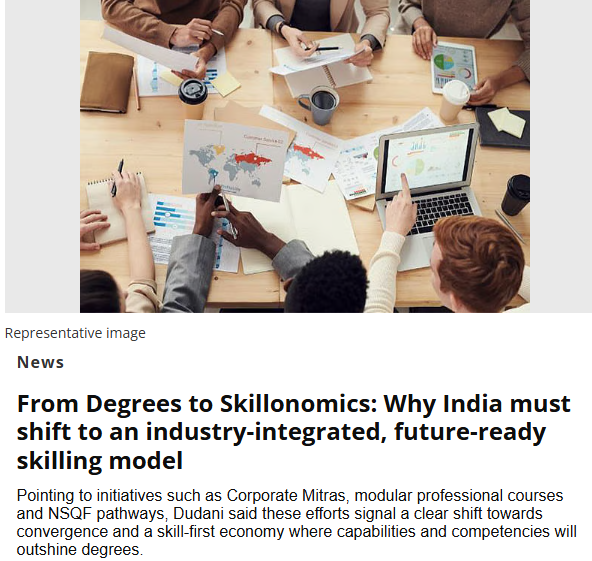 Mr. Pravesh Dudani's interaction published in Edex Live as an exclusive story