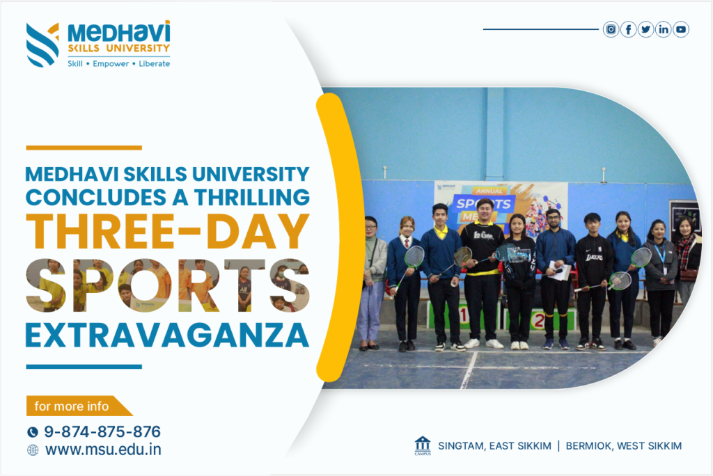MEDHAVI SKILLS UNIVERSITY CONCLUDES A THRILLING THREE-DAY SPORTS EXTRAVAGANZA!