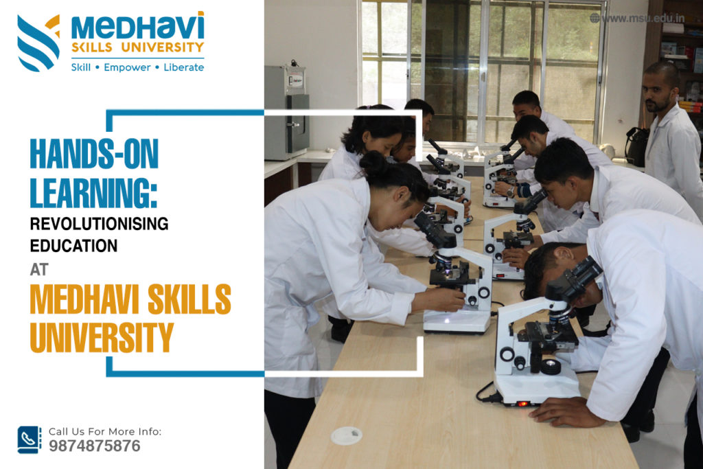 Hands-on Learning: Revolutionising Education at Medhavi Skills University