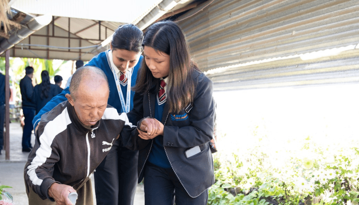 Visit to Old Age Home