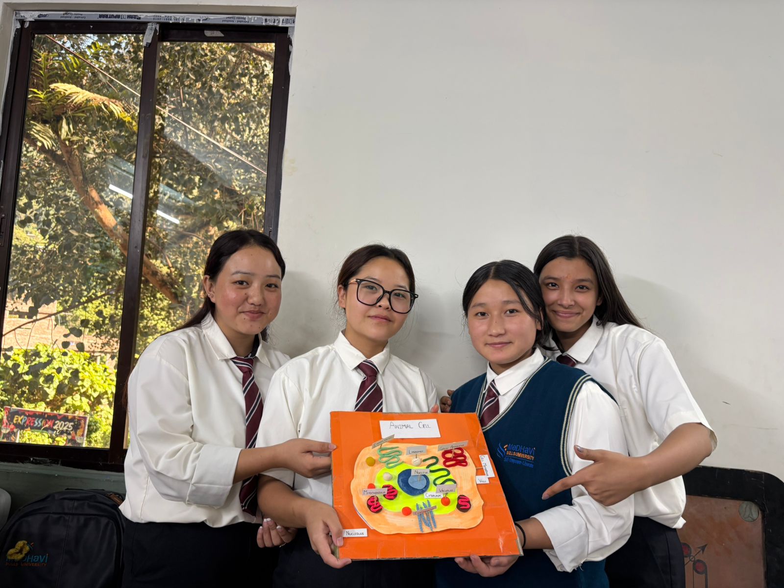 Students Showcase Creativity with 3D Animal Cell Model