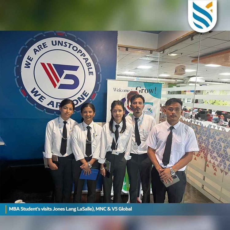 BBA & MBA Students at V5's Office