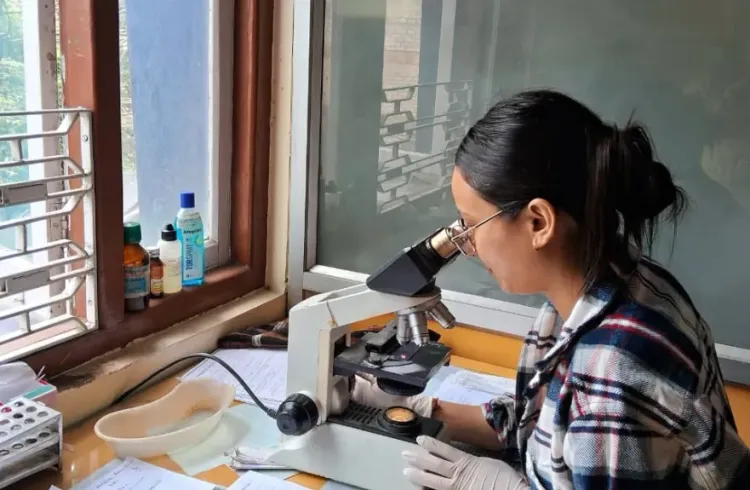 Sova Pradhan for On-the-Job Learning at Ruchi Diagnostic, Gangtok