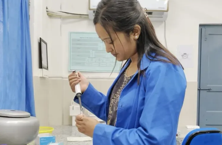 Sarala Pandey for On-the-Job Learning at District Hospital, Singtam