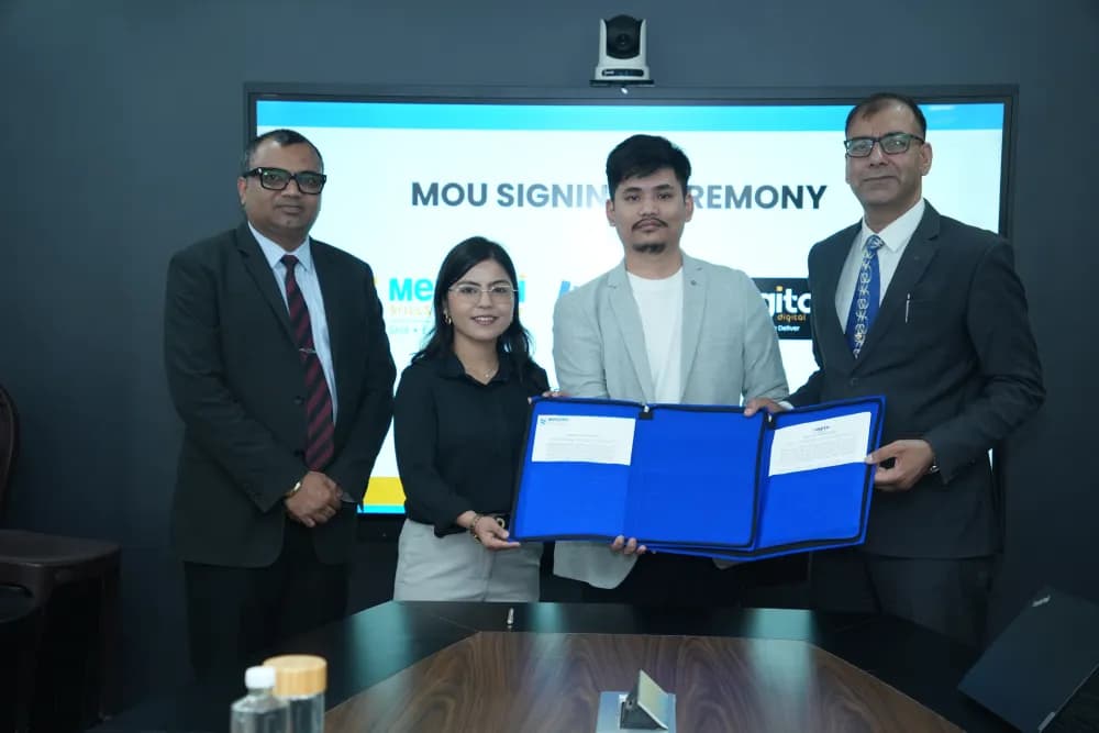 MoU signing between Medhavi Skill University and Cogito