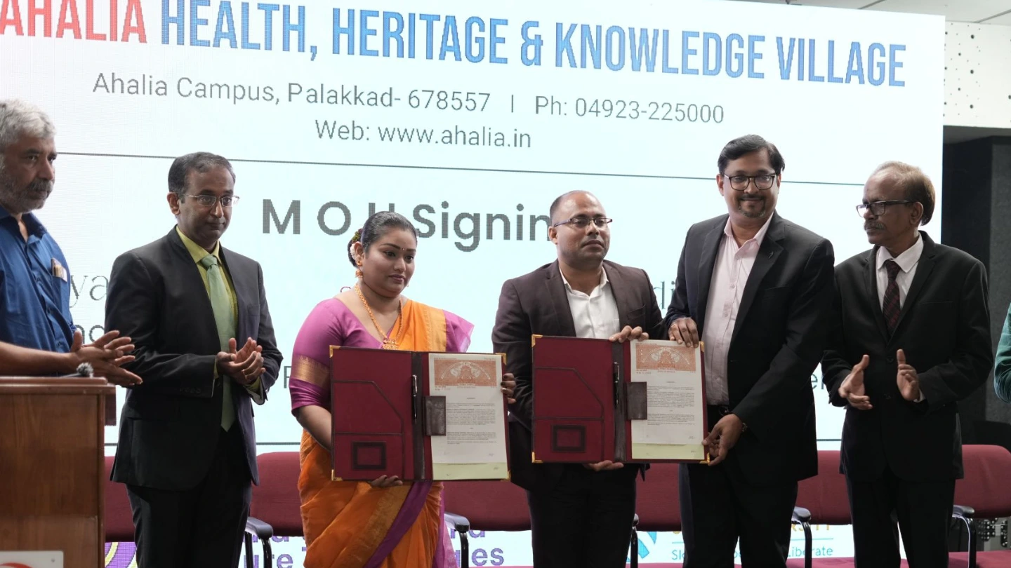 MoU with Ahalia School of Media Studies and Future Technologies