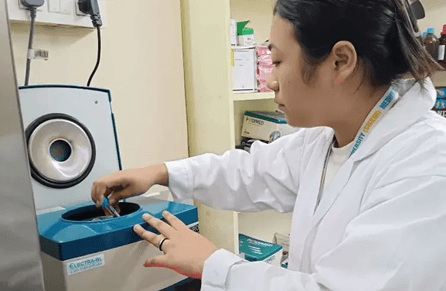 Lab testing