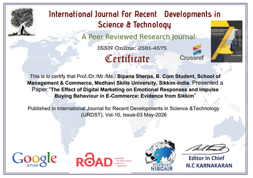 MSU Faculty and Students Publish Three Research Papers in IJRDST