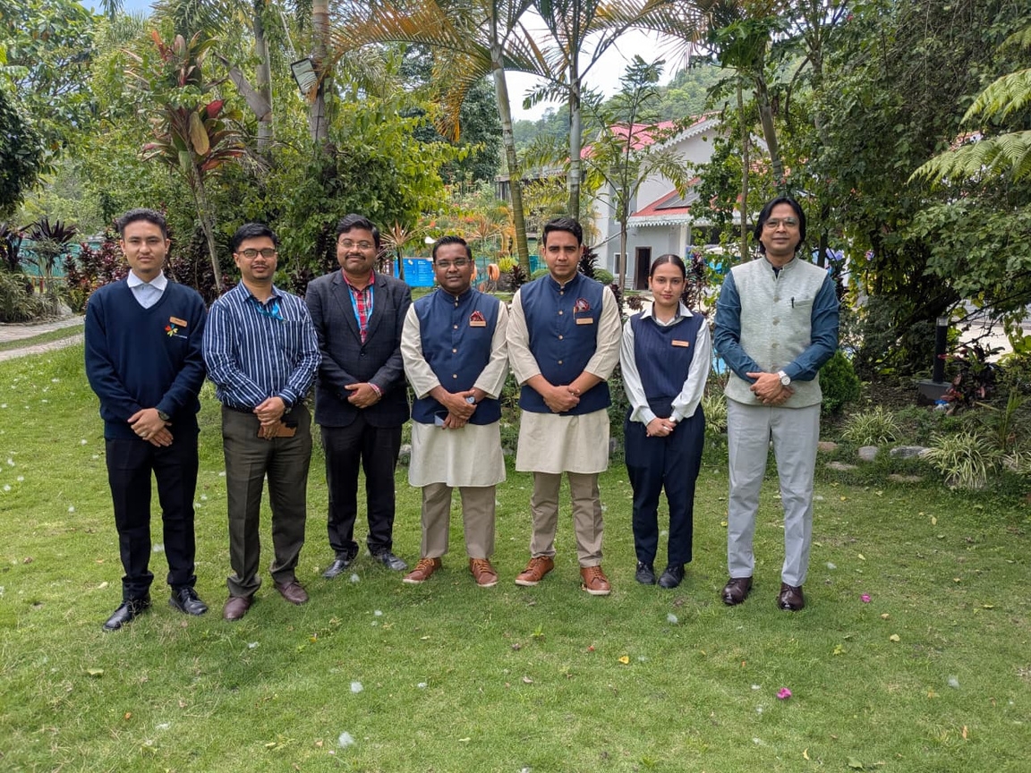 Industry Visit for OJL Monitoring and Mentoring at Club Mahindra, Ranipool