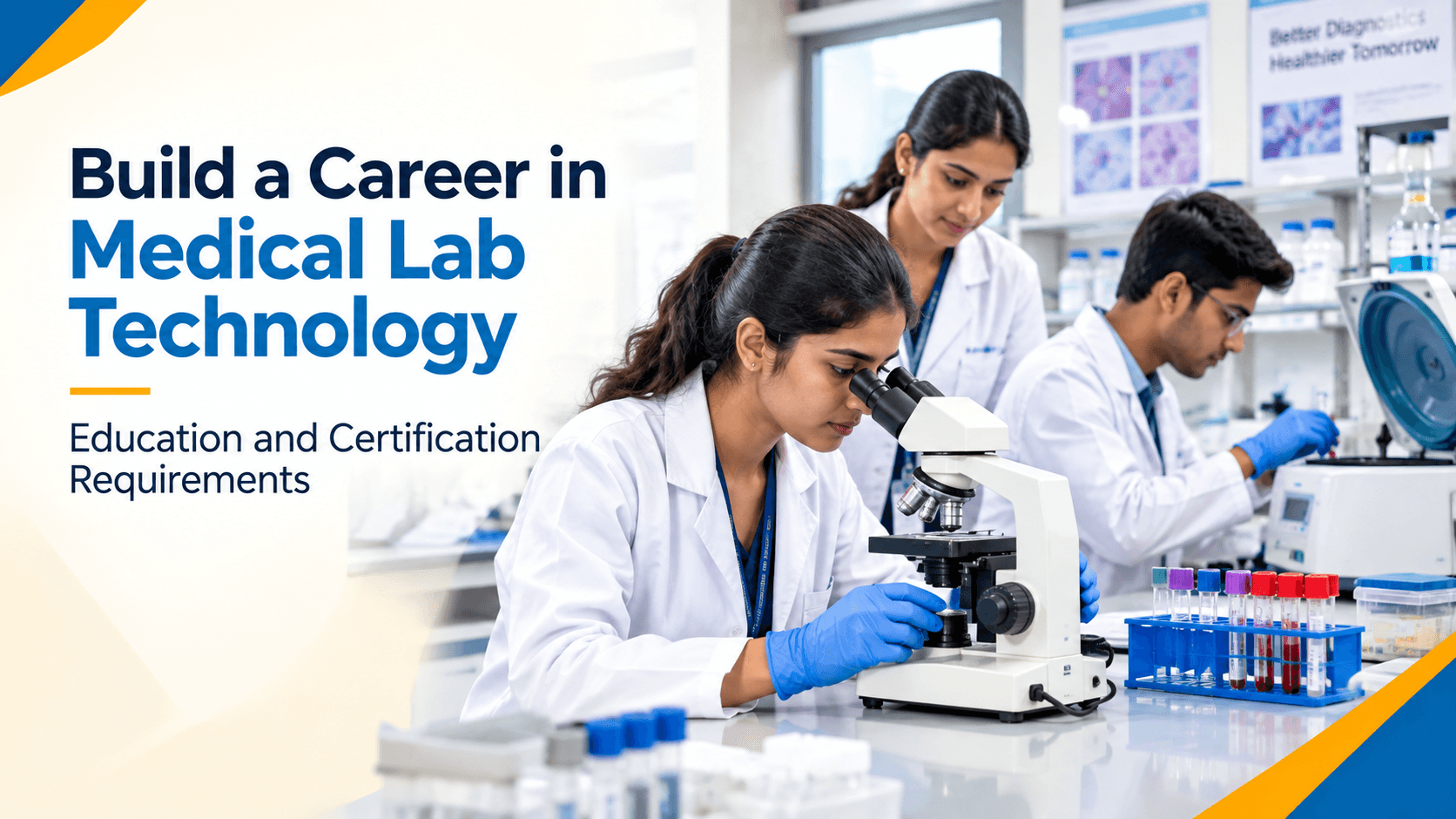 Build Career in Medical Lab Technology: Education and Certification Requirements