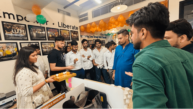Independence Day Celebrations Bring Team Spirit and Tiranga Festivity to Medhavi Offices