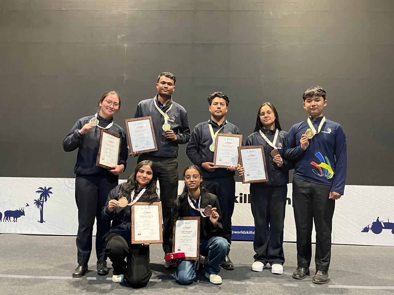 MSU Students Bring Home Medals at India Skills Competition 2025