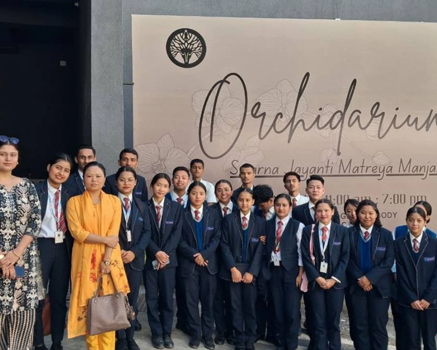 BHHM & BHTM Students Explore Urban Tourism at Orchidarium, Gangtok