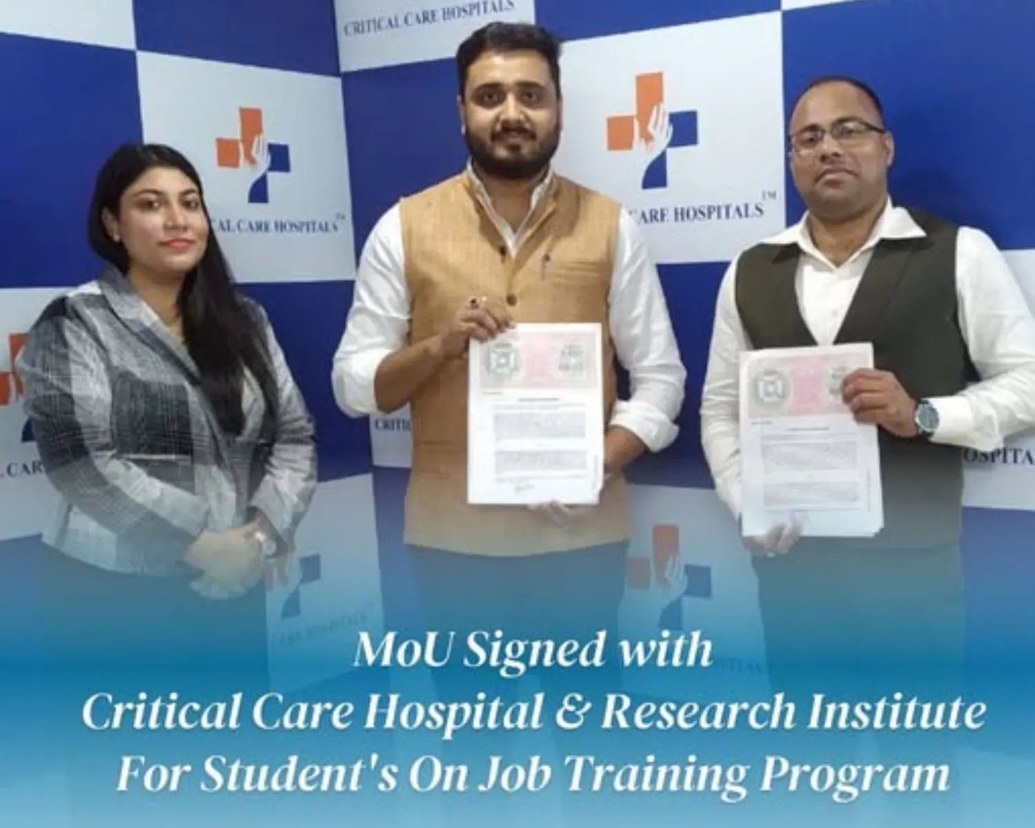 MoU with Critical Care Hospital & Research Institute