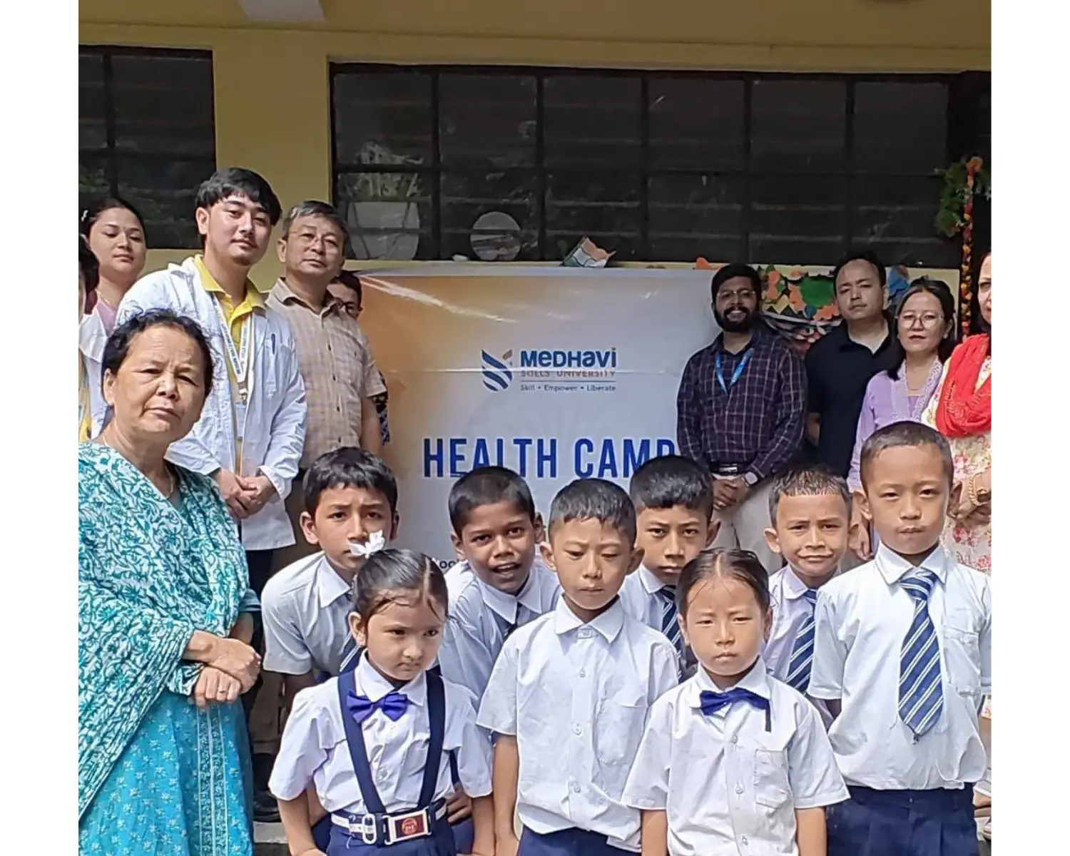 Eye Screening Camp at Kera Bari Primary School, Sangkhola