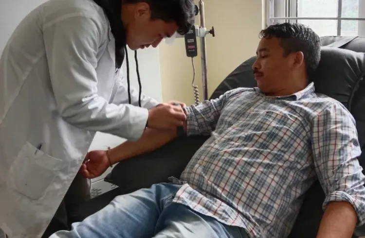 Pema Namgyal Bhutia at Ruchi Diagnostic, Gangtok