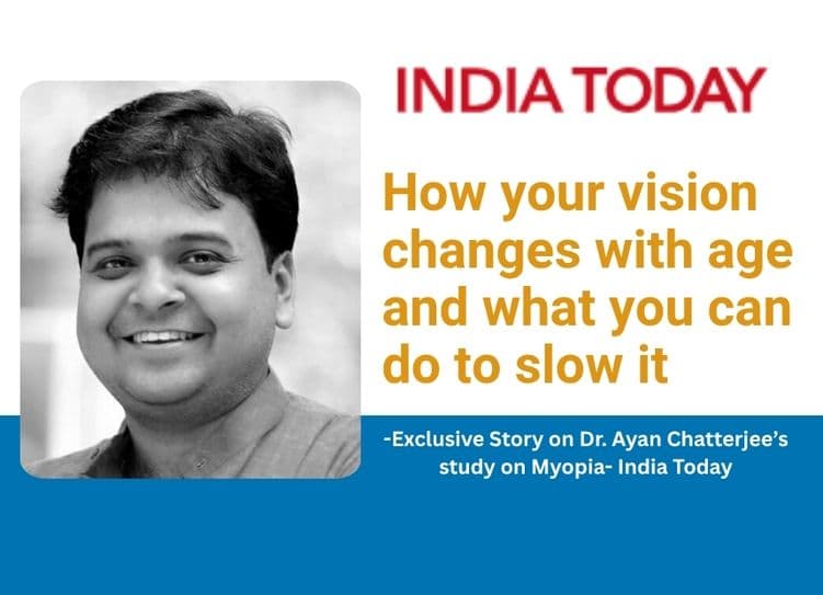 Exclusive Story on Dr. Ayan Chatterjee’s study on Myopia- India Today