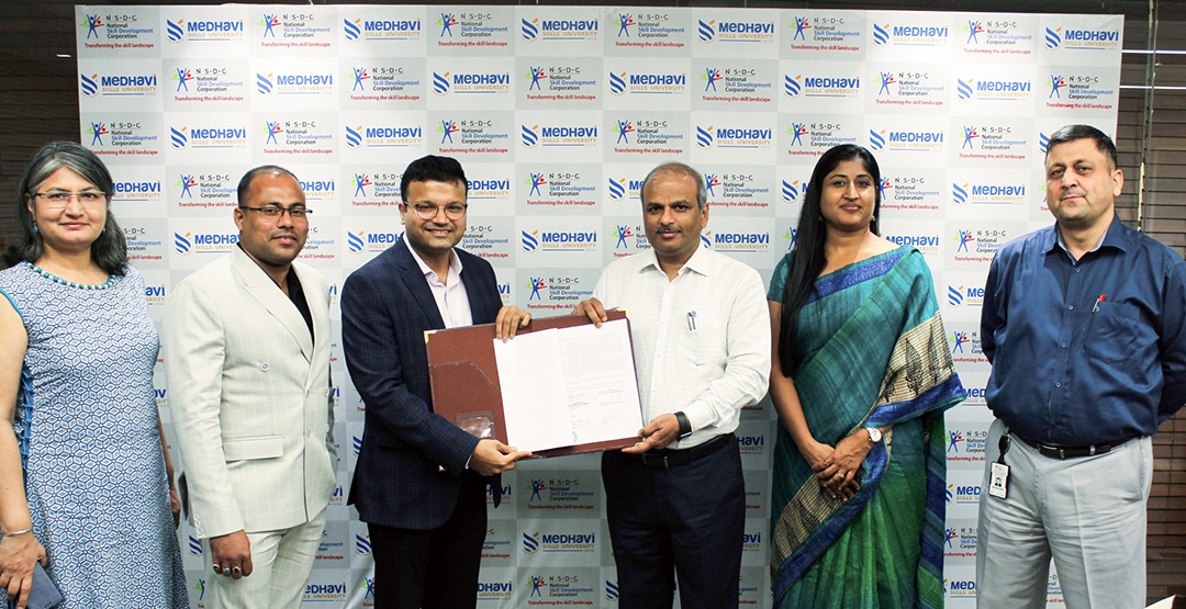 NSDC, Medhavi Skills University Partner To Develop, Promote Long-Term Degree & Diploma Skill Courses