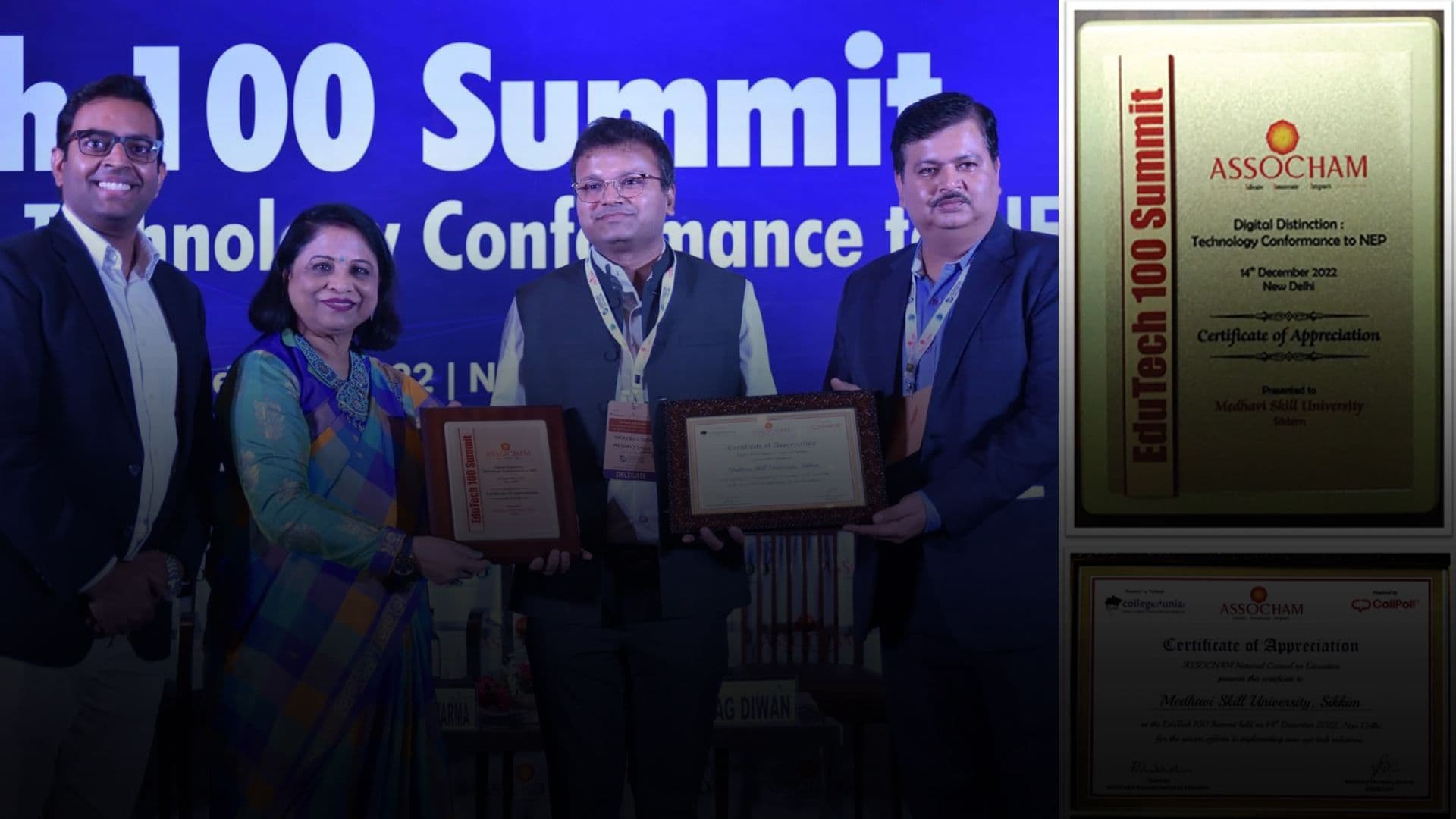 Certification of Appreciation from ASSOCHAM